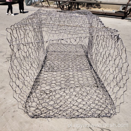skręcona sześciokątna ściana oporowa Gabion Box